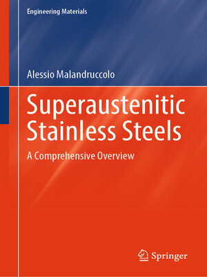 cover image of Superaustenitic Stainless Steels